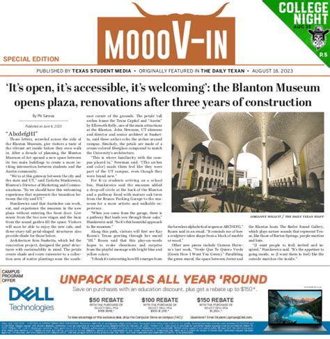 The Daily Texan Mooov-In Edition – The Daily Texan