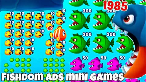 Fishdom Mini Ads Games Help The Fish Save The Fish Hungry Fish