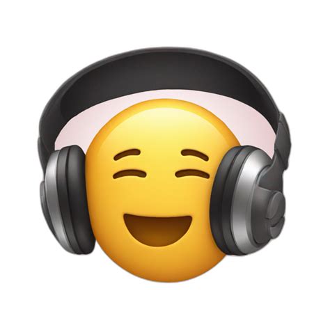 MAN WITH HEADPHONE AI Emoji Generator