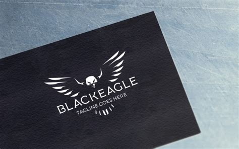 Black Eagle Logo Template #150111 - TemplateMonster