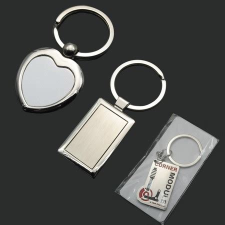 Zinc Alloy Square Key Chain,IN-0571,In Time Promotions LLC