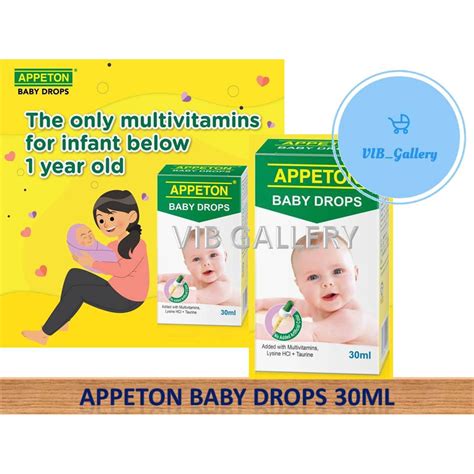 Appeton Baby Drops 30ml Shopee Malaysia