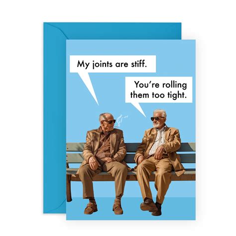 CENTRAL 23 Funny Birthday Cards For Men - Stiff Joints - Male Birthday ...