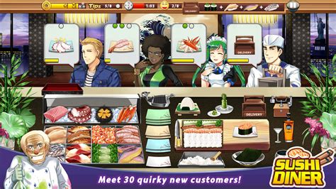 Sushi Diner Fun Japanese Sushi Restaurant Kitchen Cooking Game Jp Appstore For Android