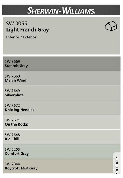 Sherwin Williams Light French Gray Paint Color