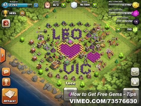 Cool Clashofclans Base Lol And Free Gems Tips Video Youtu Be 7hr4n8af5v0 Clash Of Clans