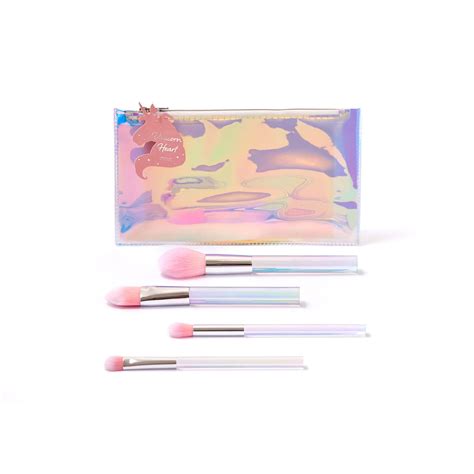 I Heart Revolution Unicorn Heart Glow Brush Set Lookfantastic