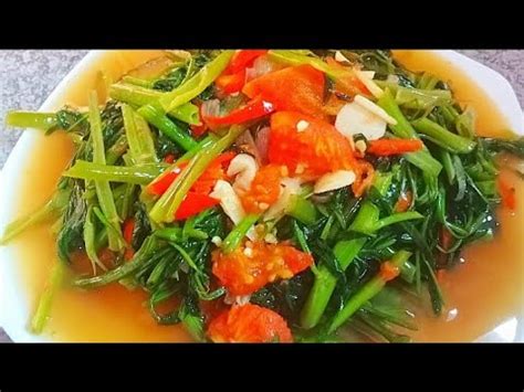 Boros Nasi Tips Agar Kangkung Tetep Hijau Simpel Cah Kangkung Saos