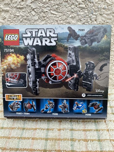 Lego Disney STAR WARS 75194 FIRST ORDER TIE FIGHTER MICROFIGHTER EBay