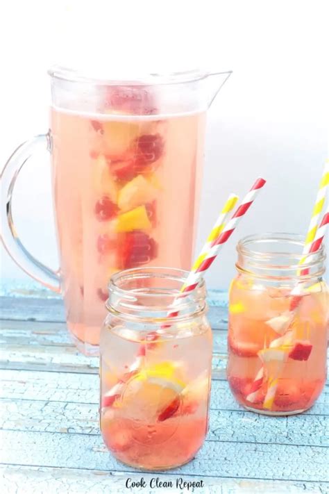 Strawberry Lemon Water Cook Clean Repeat