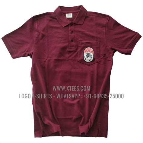 Logo Collar T-Shirts with Pocket | Corporate Uniform T-Shirts with Pocket | Xtees.com