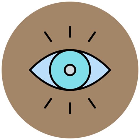 Icono De Ojos Generic Outline Color