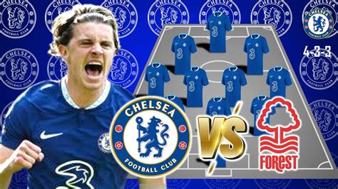 Chelsea Vs Nottingham Forest Chelsea Potential Lineup Premier League