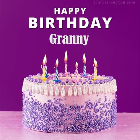 100 Hd Happy Birthday Granny Cake Images And Shayari