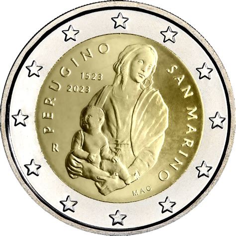 Emitida La Primera Moneda De 2 Euros Cc San Marino 2023 Numismatica