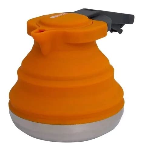 Chaleira Portátil Camping Em Silicone Dobrável 1 2l Azteq Frete grátis