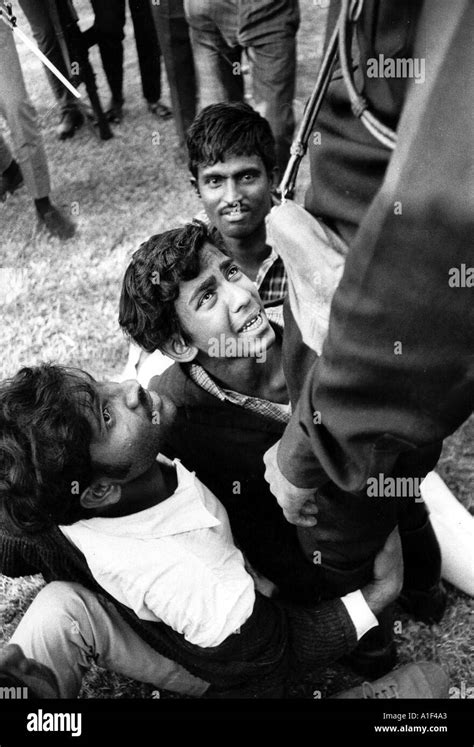 During victory rally in Dacca stadium the Mukti Bahini torture and ...