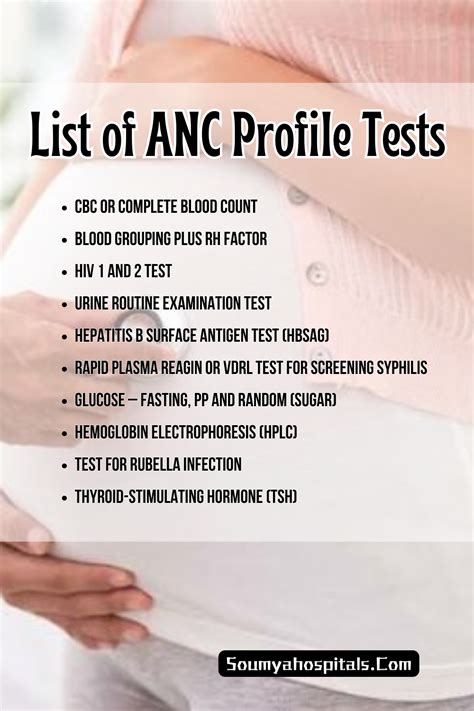 Prenatal Screening Tests Anc Profile Tests In Pregnancy Antenatal