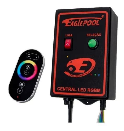 Central De Comando Touch Super Led Piscina Rgb W Parcelamento Sem Juros