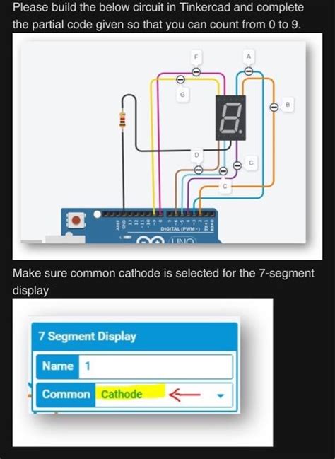 Solved Please Build The Below Circuit In Tinkercad And Chegg