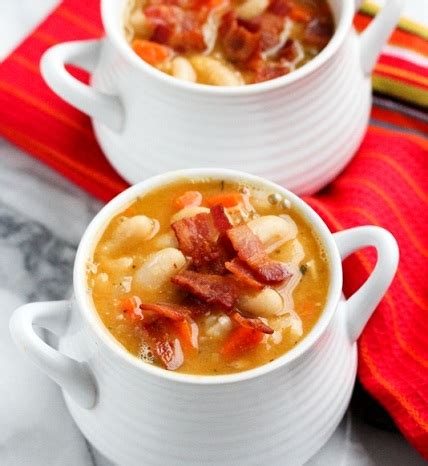 Creamy White Bean and Bacon Soup – Quick & Easy Recipes