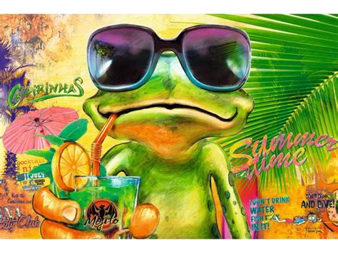 Maxiposter Cm X Cm Michael Tarin Summer Time Frog Koupit V Obi