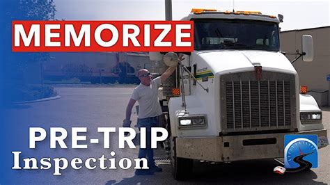 5 Tips To Memorize The Cdl Pre Trip Inspection Youtube