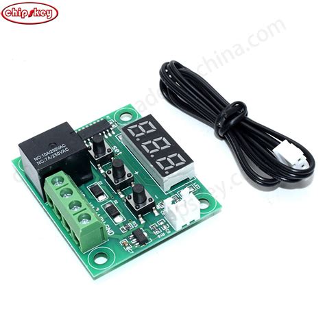 Xh W1209 12V DC Digital Cooling Heating Thermostat Temp Control 50 110