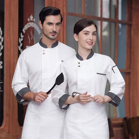 Chef Uniform For Men Chef Cook Uniform Hotel Chef Uniforms Ready Stock Chef Uniform Men Catering ...