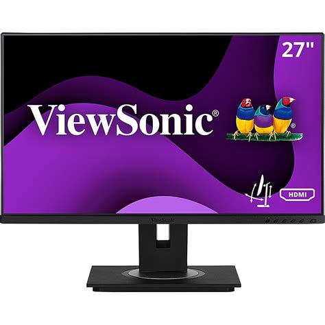 Viewsonic Ips Led Fhd Monitor Displayport Hdmi Vga Black