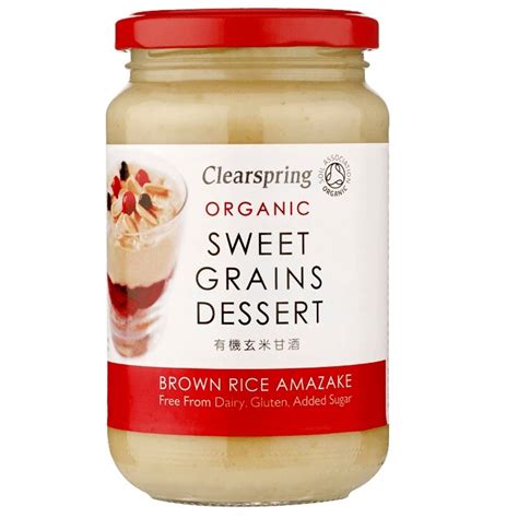 Clearspring Organic Sweet Grains Dessert Brown Rice Amazake G