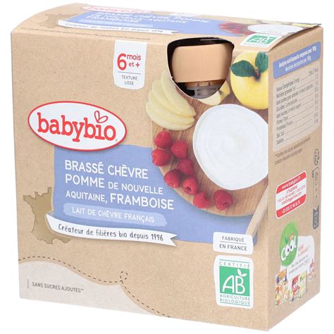 Babybio Brass Ch Vre Pomme De Nouvelle Aquitaine Framboise Ab Monate