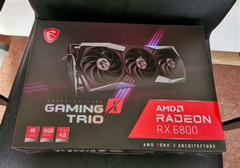 Msi Radeon Rx 6800 Gaming X Trio 16g 16gb Gddr6 Aukro