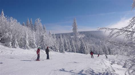 Skiareál Hochficht Největší česko Rakouský Skiareál