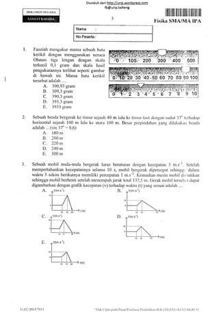 Un Fisika Sma Pdf