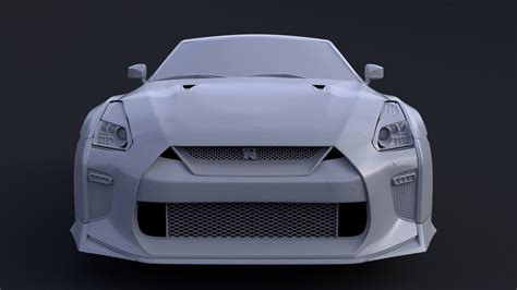 Nissan Gtr R35 3d Model Cgtrader