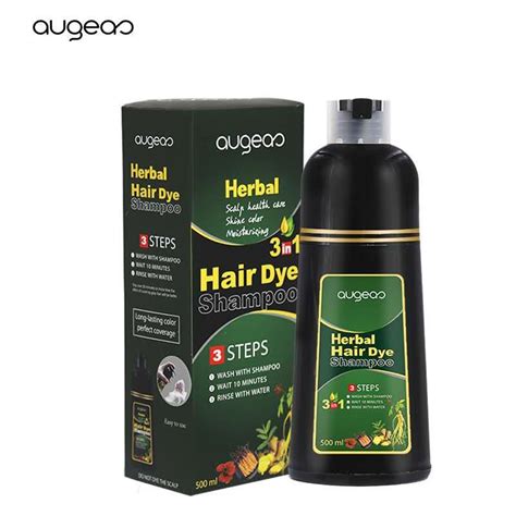 AUGEAS HERBAL HAIR DYE SHAMPOO 500ML Shopee Malaysia