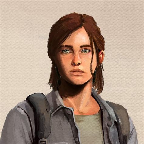 I Made A Painting Of Ellie From Tlou Part 2 Rthelastofus