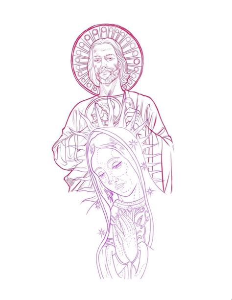 San Judas Y Virgen Tattoo Tattoo Design Book Chicano Art Tattoos