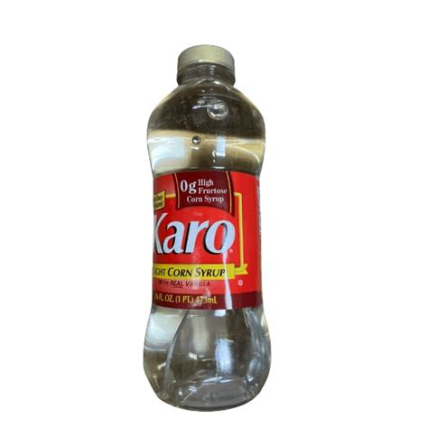 Karo Light Corn Syrup With Real Vanilla 16 Fl Oz Shelhealth