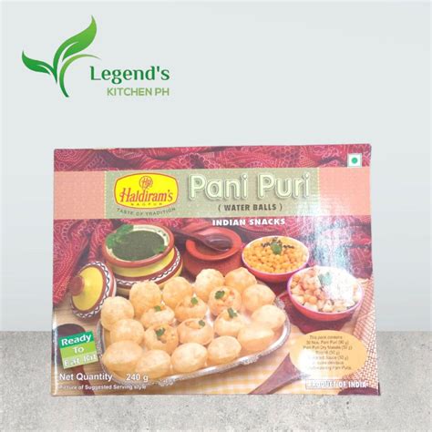 Haldiram S Pani Puri Kit G Ready To Eat Indian Snack Shopee