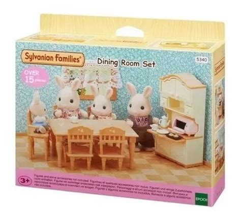 Novo Sylvanian Families Conjunto Sala De Jantar Cl Ssica Parcelamento