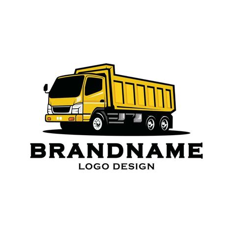 Dump truck logo design template 26582099 Vector Art at Vecteezy