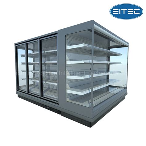 Refrigeration Supermarket Open Chiller Open Front Cooler Multideck