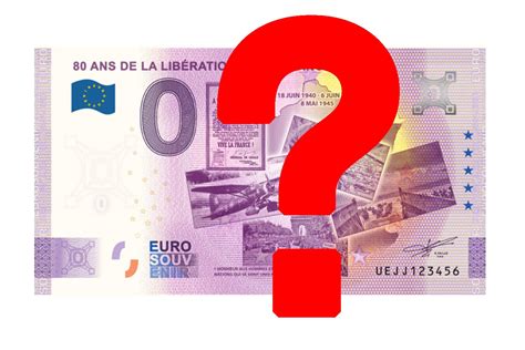 Ce nouveau billet de 0 euro est disponible depuis le 1er juillet à