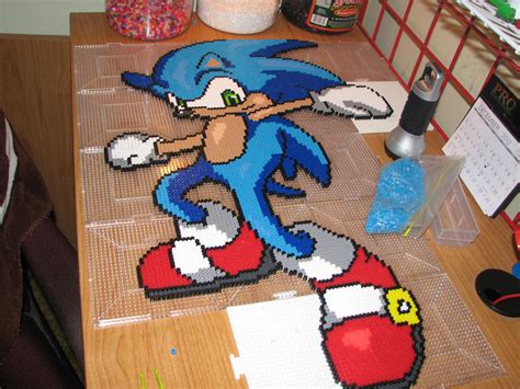 Sonic Perler By Ndbigdi On Deviantart