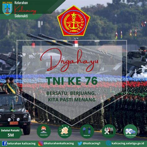 Dirgahayu Tni Ke 76 Kelurahan Kalicacing Salatiga