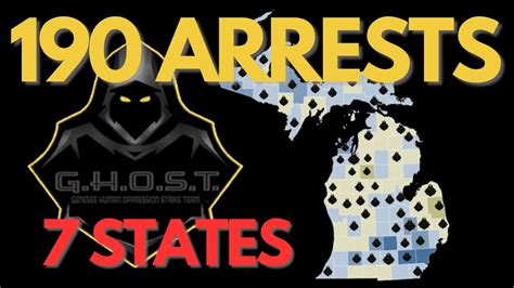 G H O S T ARRESTS OVER 190 HUMAN TRAFFICKING PREDATORS ACROSS 53