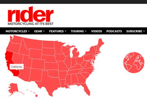 Rider Magazine Revamps Touring Webpage Motorcycle News