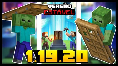 Minecraft 1 19 Saiu Nova VersÃo Super EstÁvel Para A Bedrock Youtube